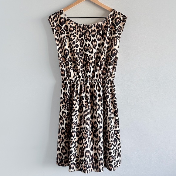 ALICE + OLIVIA Leopard Print Dress Size Small - Picture 4 of 12